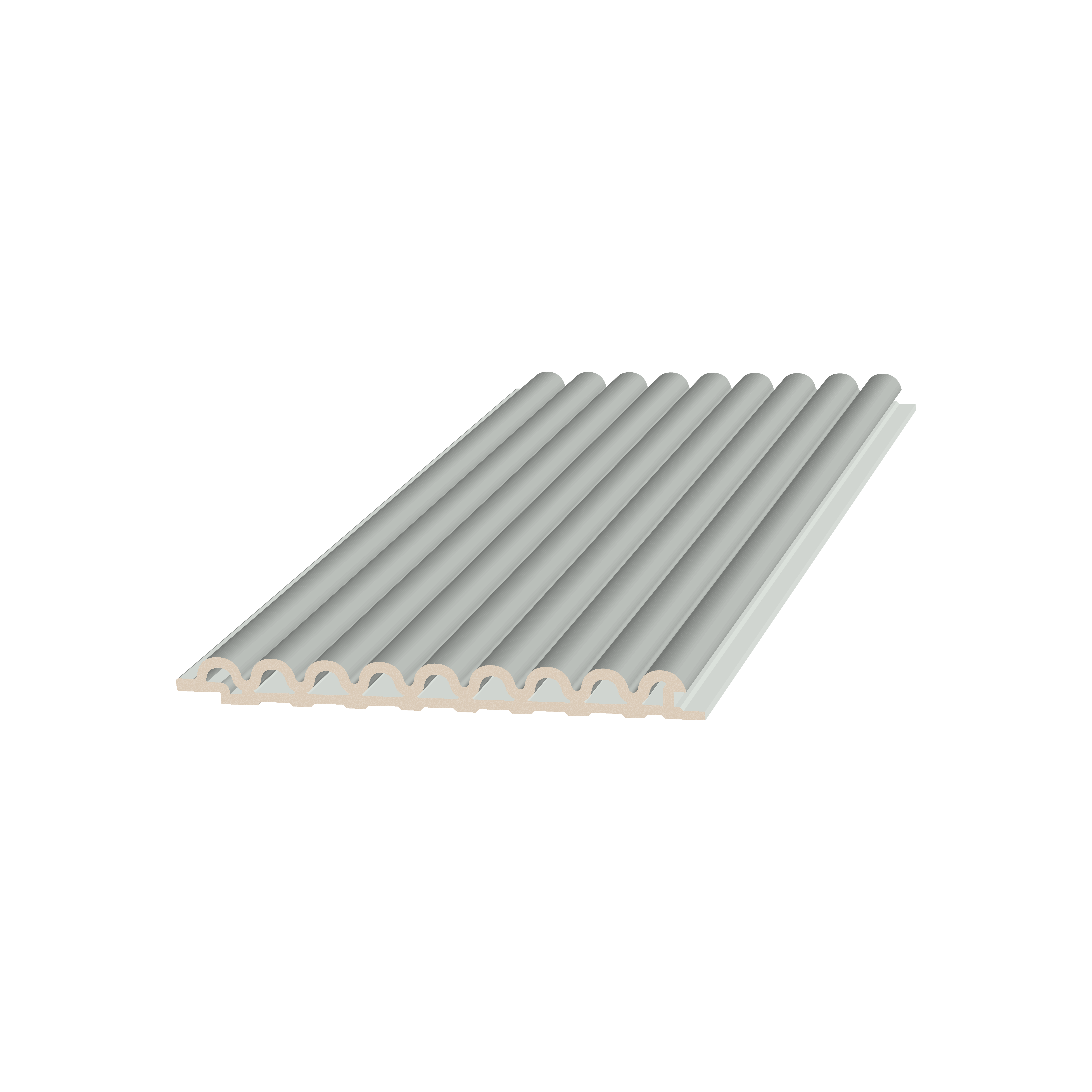 Стеновая панель Ultrawood NEXT арт. WPC 001 LGR st (2900 х 106 х 9,3 мм)