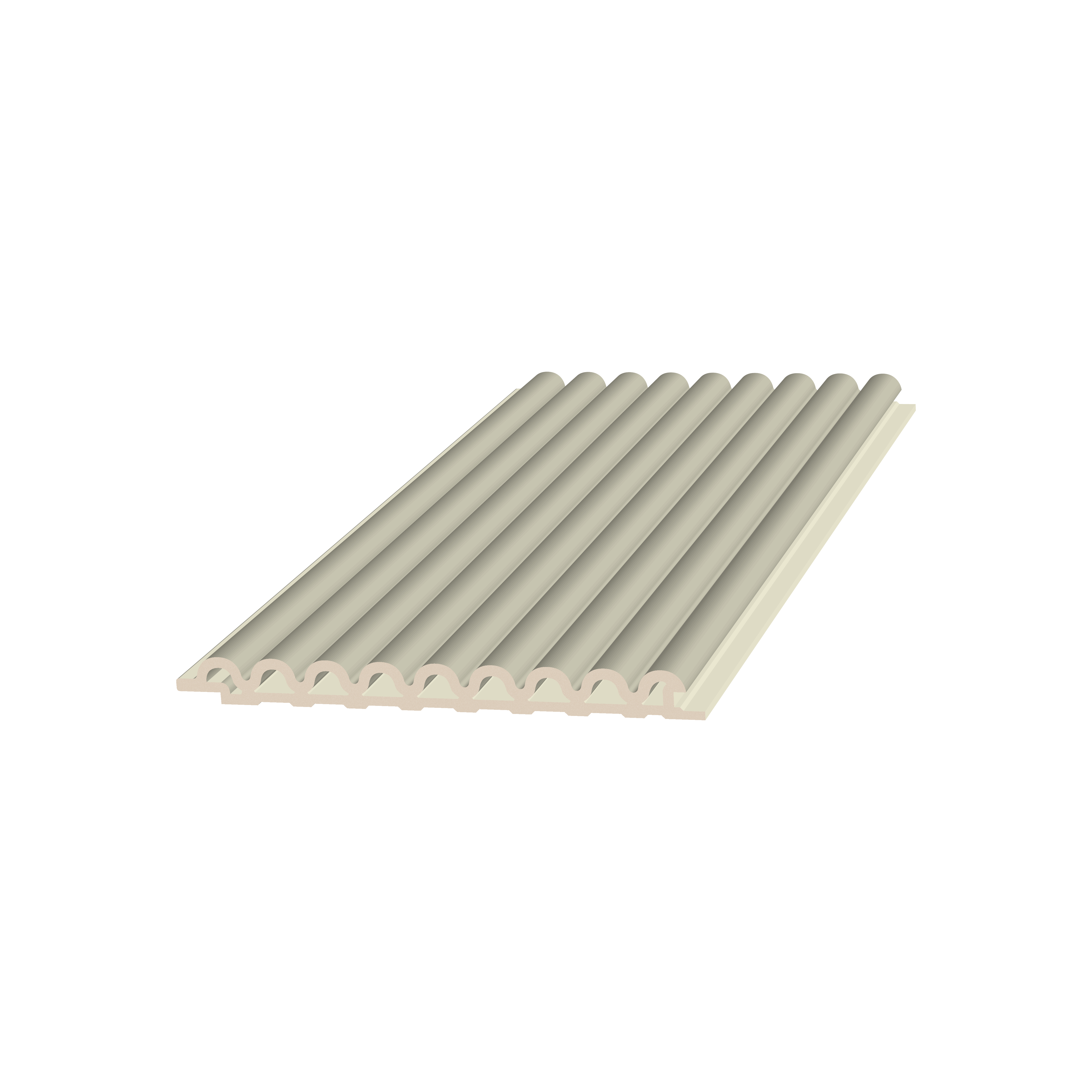 Стеновая панель Ultrawood NEXT арт. WPC 001 BG st (2900 х 106 х 9,3 мм)