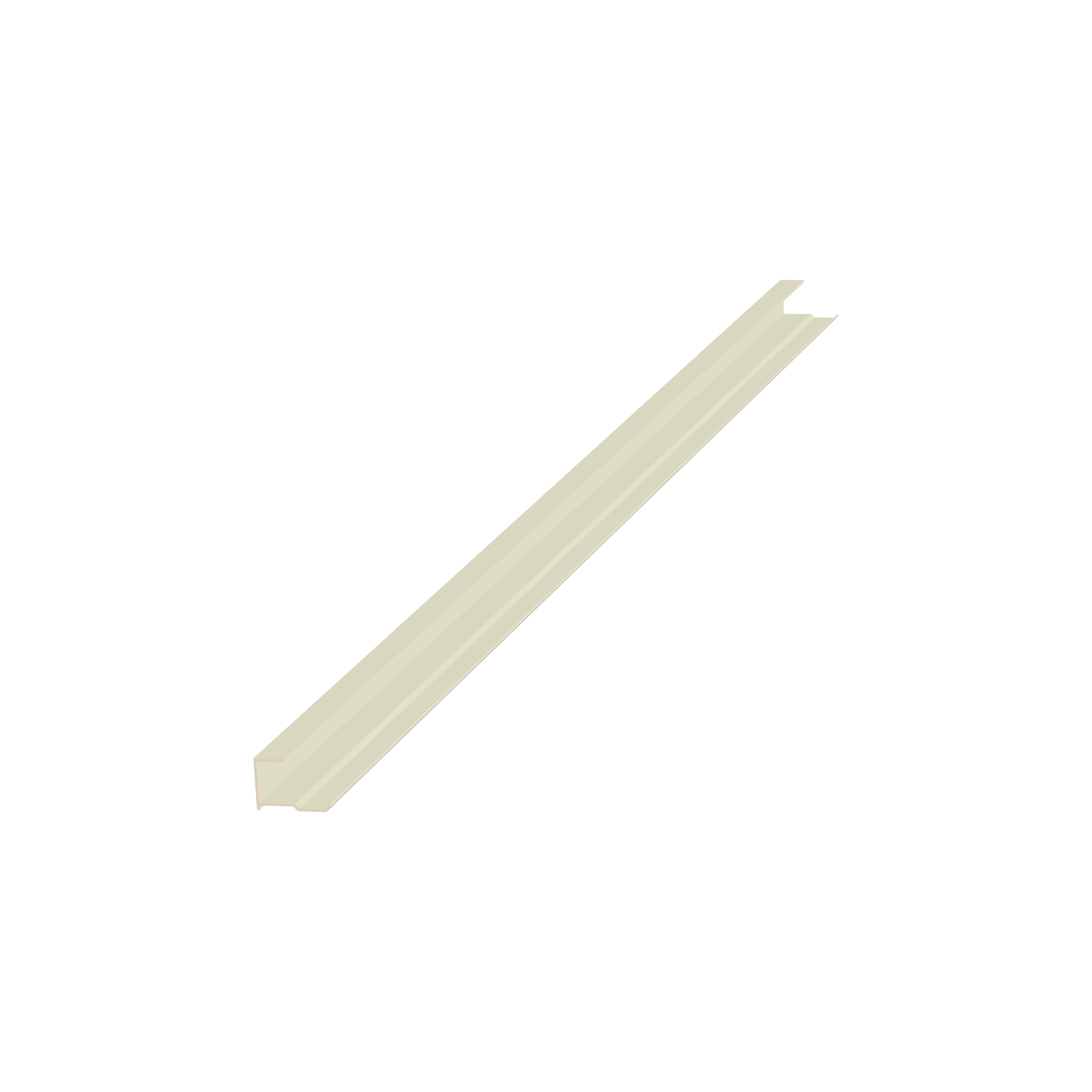 Завершающий элемент для WPC 001 BG st Ultrawood NEXT арт. FE WPC 001 BG st (2950 х 10 мм)