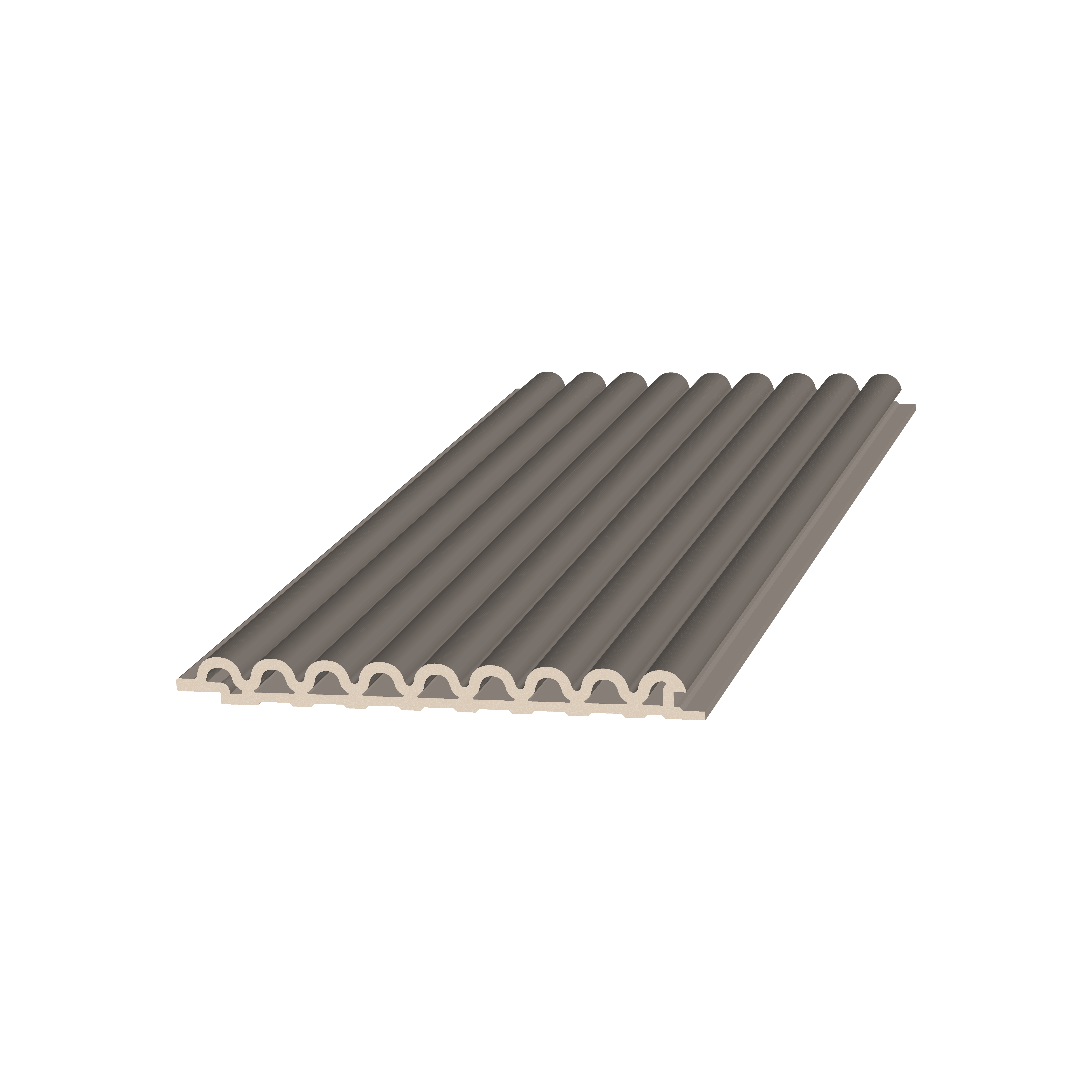 Стеновая панель Ultrawood NEXT арт. WPC 001 DGR st (2900 х 106 х 9,3 мм)