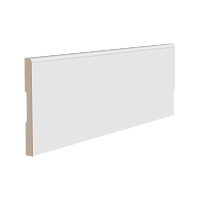 Плинтус белый Ultrawood арт. Base 1010 p (2000 x 100 x 10 мм.)