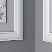 Молдинг белый Ultrawood арт. U 0006 p (2000 х 30 х 9 мм)