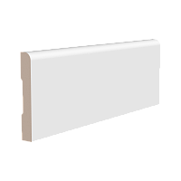 Плинтус белый Ultrawood арт. Base 8012 p (2000 x 80 x 12 мм.)