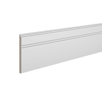 Плинтус белый Ultrawood арт. Base 5380 p (2000 x 110 x 10 мм.)
